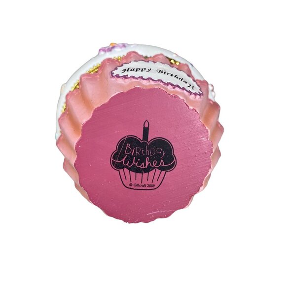 GiftCraft Happy Birthday Grandma Cupcake Trinket Box Wish Box Lights Up - Picture 5 of 5